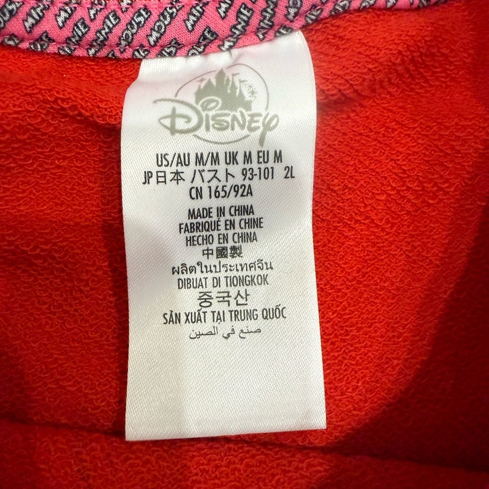 Disney Red Minnie Mouse Women’s Sweatshirt - Picture 2 of 8